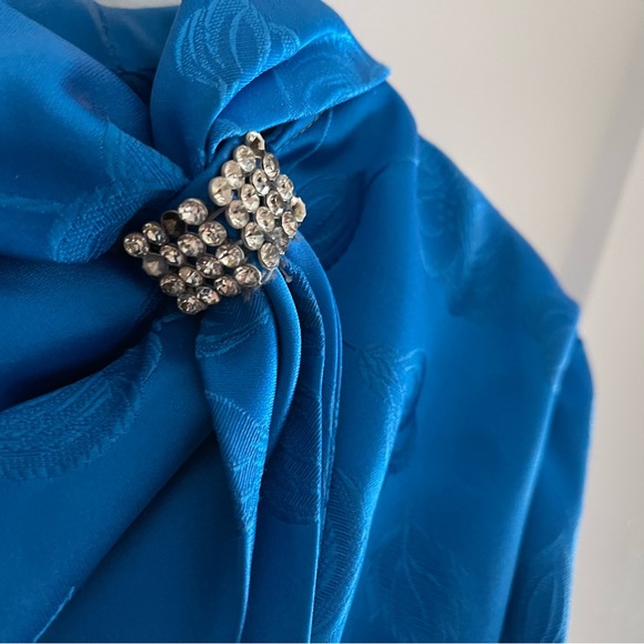 Exquisite vintage couture dress in near-new condition.—sized like a modern 14-16 - Picture 8 of 10